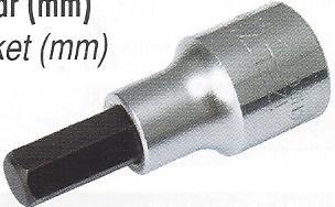 LOKMALI TORX UC T 40 MM  1/2  60 MM IZELTAS